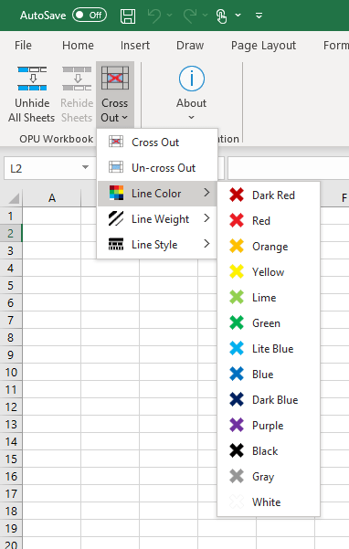 tøve kedel strejke How to cross out a cell in Excel